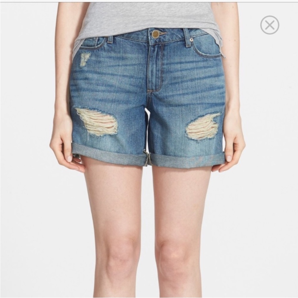DL1961 Karlie Boyfriend Denim Shorts in Peyton Size 28
